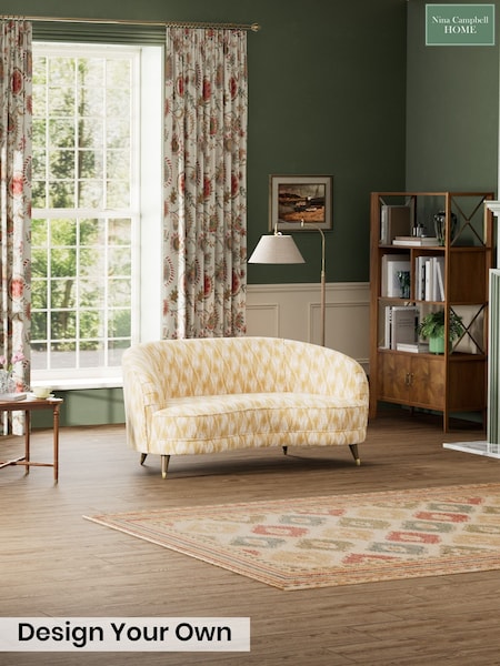 Ezra Ikat/Ochre Yellow - Bramerton By Nina Campbell