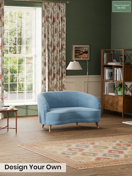 Soren Fine Boucle/Soft Indigo Blue - Bramerton By Nina Campbell