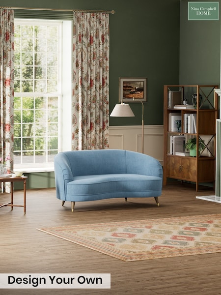 Soren Fine Boucle/Soft Indigo Blue - Bramerton By Nina Campbell