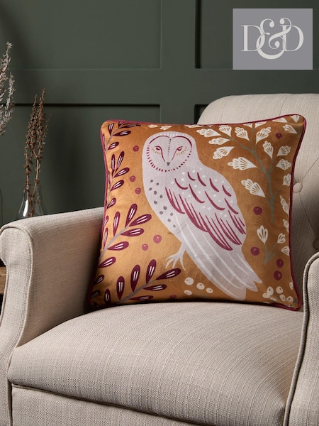 Dreams & Drapes Red Velvet Enchanted Filled Cushion (AJ9370) | £16