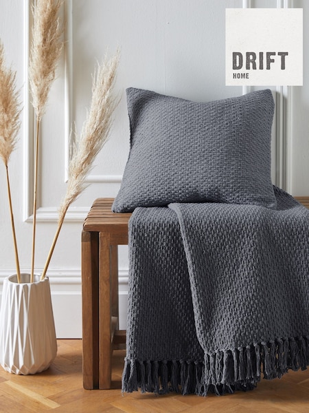 Drift Home Charcoal Hayden Filled Cushion (AJ9385) | £16