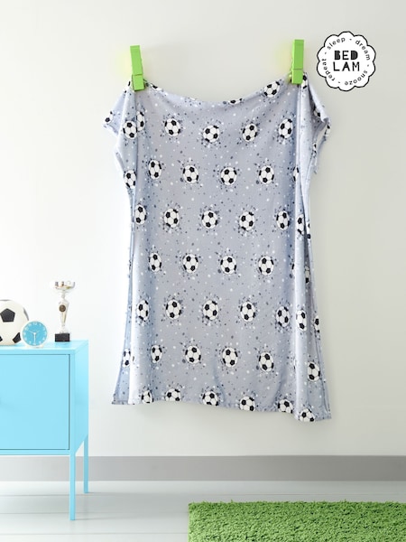 Bedlam Grey Football Fleece Throw (AJ9431) | £16