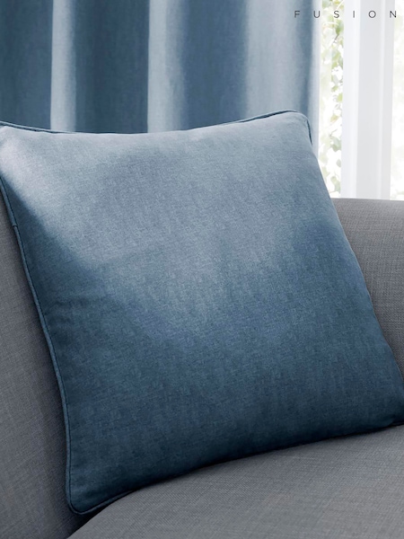 Fusion Light Blue Sorbonne 100% Cotton Filled Cushion (AJ9463) | £16