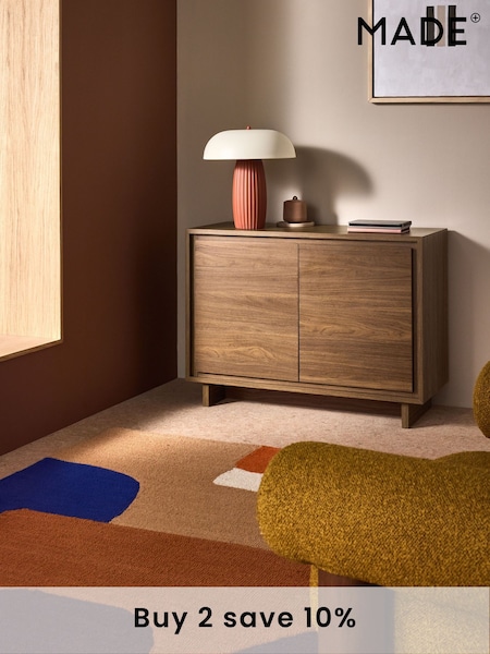 MADE.COM Dark Walnut Effect Kaci Small Sideboard (AJ9507) | £299