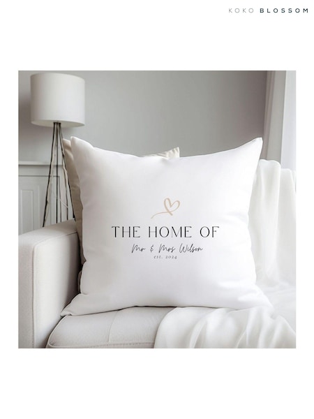 Personalised New 100% Cotton Cushion by Koko Blossom (AJ9552) | £30