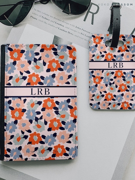 Personalised Floral Travel Set by Koko Blossom (AJ9554) | £30