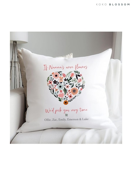 100% Cotton Personalised Cushion by Koko Blossom (AJ9555) | £30