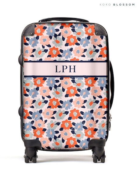 Personalised Floral Suitcase by Koko Blossom (AJ9566) | £125 - £175