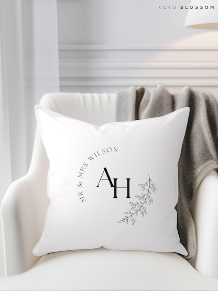 Personalised New 100% Cotton Cushion by Koko Blossom (AJ9583) | £30