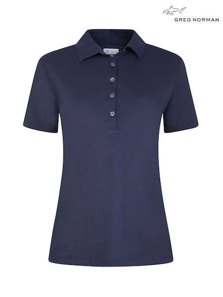 Greg Norman Women's Polo Core Shark Logo (AJ9840) | £0