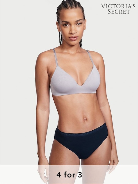 Victoria's Secret Noir Navy Blue Brief Knickers (AJ9858) | £9