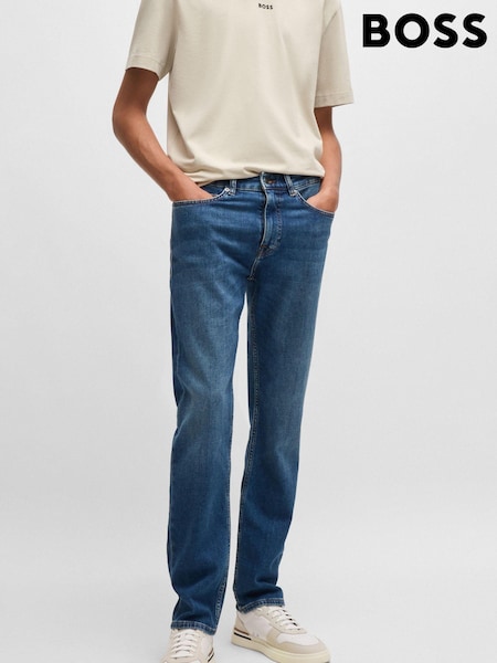 BOSS Blue Slim Fit Delaware Comfort Stretch Denim Jeans (AJ9934) | £119