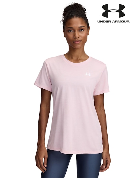 Under Armour Light Pink Tech SSC Twist T-Shirt (AK0023) | £27