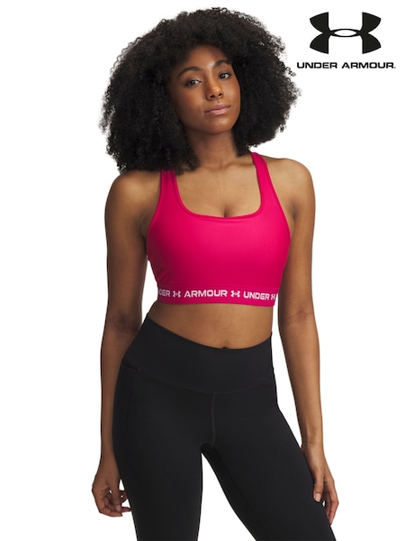 Under Armour Pink Crossback Mid Support Bra (AK0051) | £32
