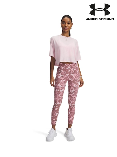 Under Armour Pink Motion Ankle Leg Print Leggings (AK0054) | £45