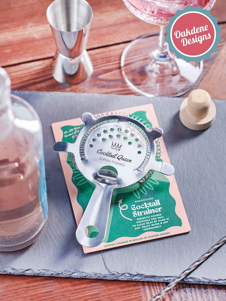 Personalised Cocktail Queen Cocktail Strainer by Oakdene (AK0106) | £17