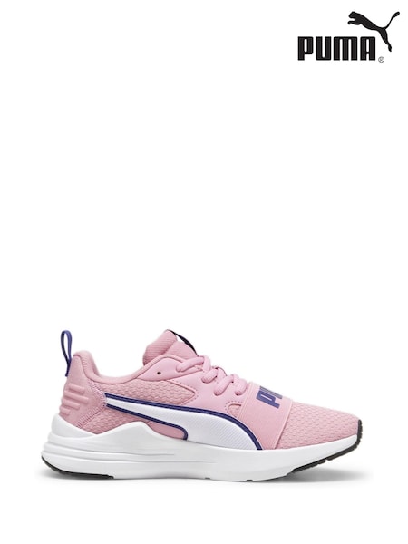 Puma Pink Youth Boys Wired Run Pure Shoes (AK0444) | £38