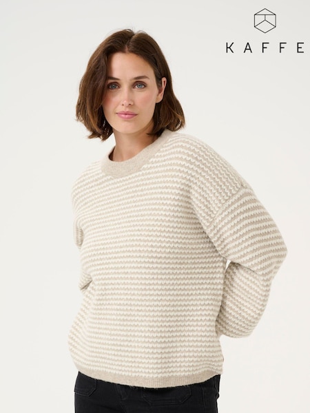Kaffe KAellery Crew Neck Casual Fit Pullover Jumper (AK1205) | £50