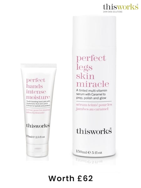 This Works Perfect Hands Intense Moisture 75ml & Perfect Legs Skin Miracle 150ml Gift Set (Worth £62) (AK1420) | £42