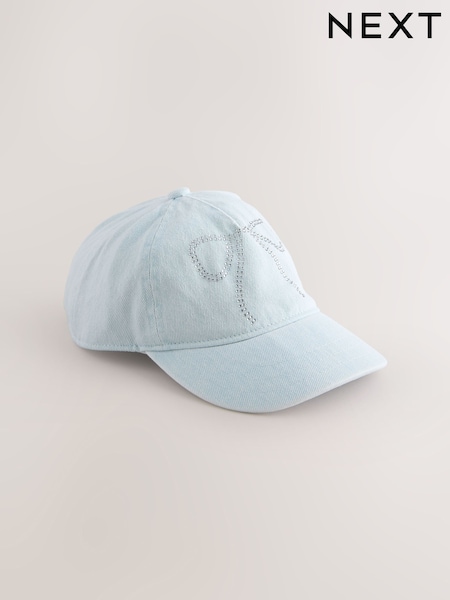 Blue 100% Cotton Denim Baseball Cap (3mths-16yrs) (AK1450) | £8 - £12