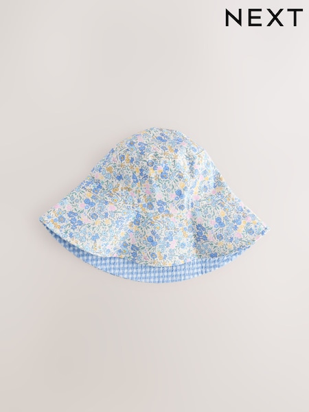 Cream Bucket Printed Hat (3mths-13yrs) (AK1476) | £9 - £12