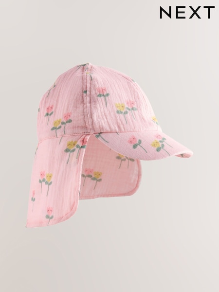 Pink Legionnaire 100% Cotton Hat (3mths-10yrs) (AK1482) | £7.50 - £9.50