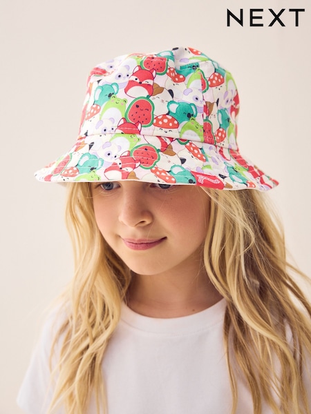 Multi Squishmallow 100% Cotton Bucket Hat (5-13yrs) (AK1513) | £11 - £13