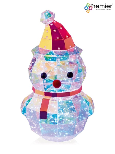 Premier Decorations Ltd Light Up Christmas Snowman Decoration (AK1554) | £26