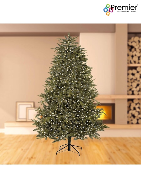 Premier Decorations Ltd White Warm Tree Brights 18.7m 750 Christmas Lights with Timer (AK1582) | £25