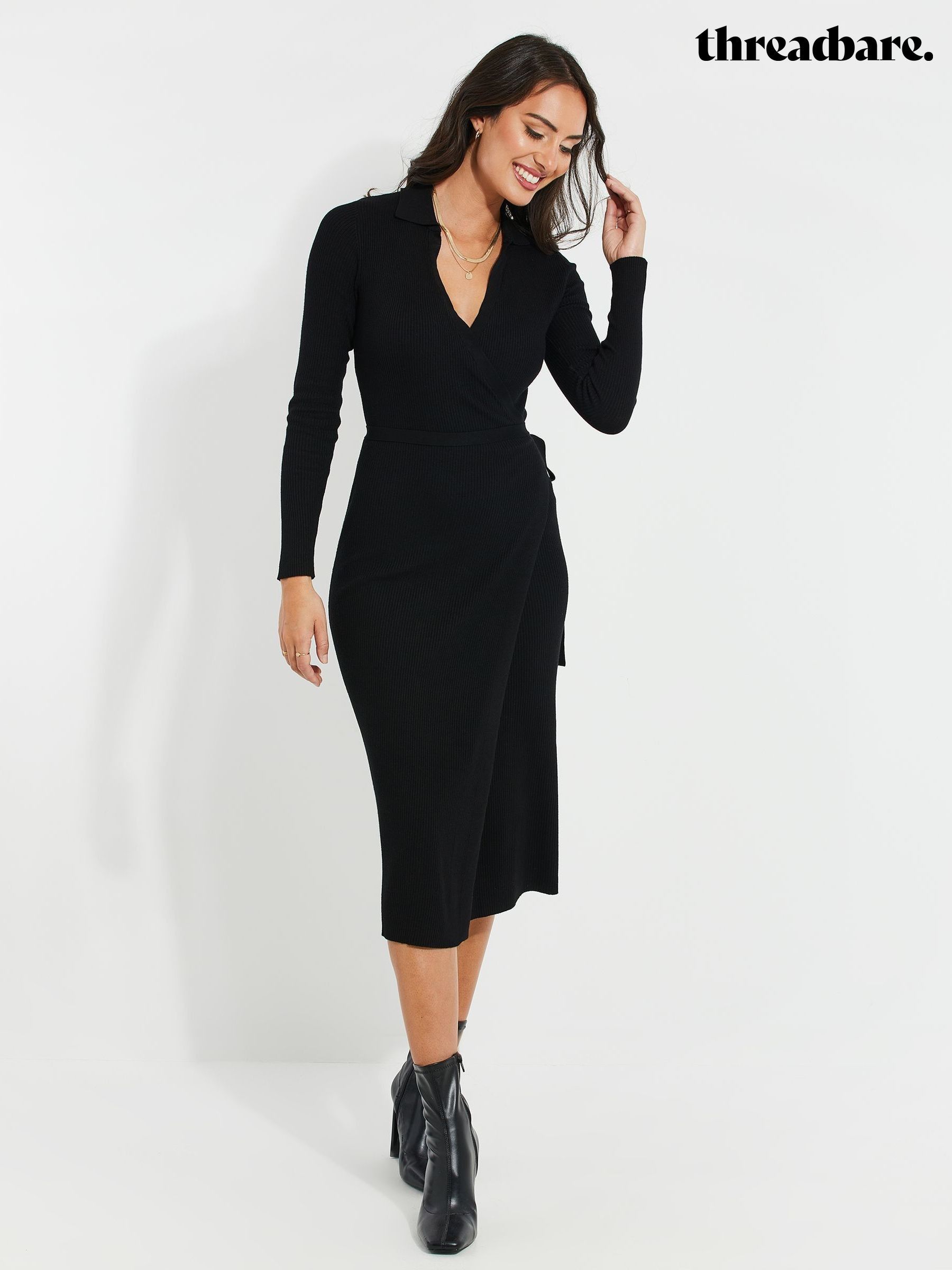 Office wrap dress online