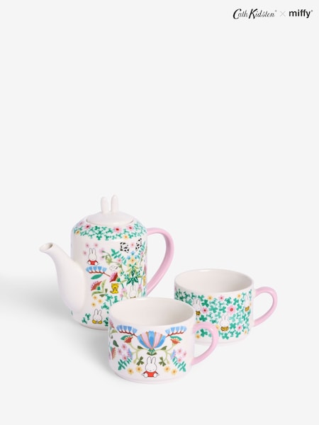 Cath Kidston Pink/Cream Miffy Tea for Two (AK1754) | £38
