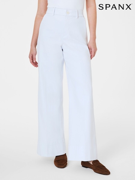SPANXsupersmooth™ Stretch Twill Wide Leg Trousers (AK1995) | £128