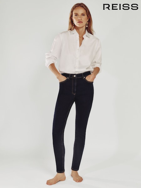 Reiss Dark Blue Hattie Skinny Jeans (AK2124) | £98
