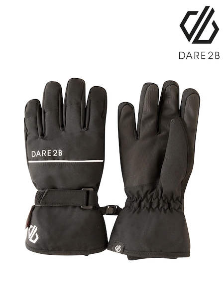Dare 2b Kids Restart Ski Black Gloves (AK2137) | £21
