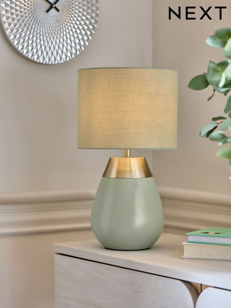 Sage Green Kit Touch Table Lamp (AK2375) | £35