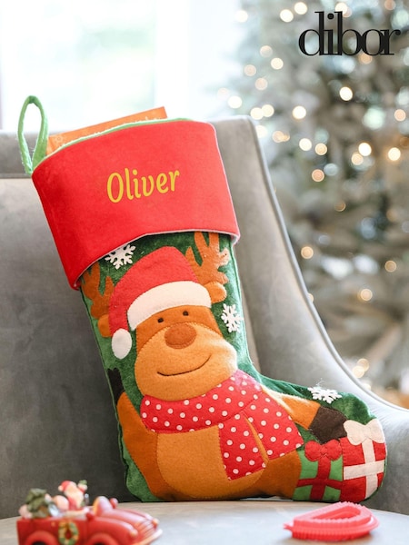 Personalised Christmas Stocking by Dibor (AK2394) | £19