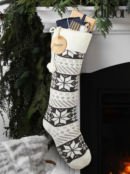 Personalised Christmas Stocking by Dibor (AK2404) | £16