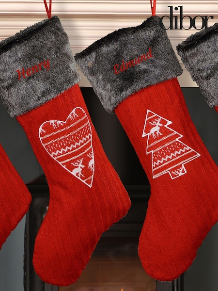 Personalised Christmas Stocking by Dibor (AK2406) | £22