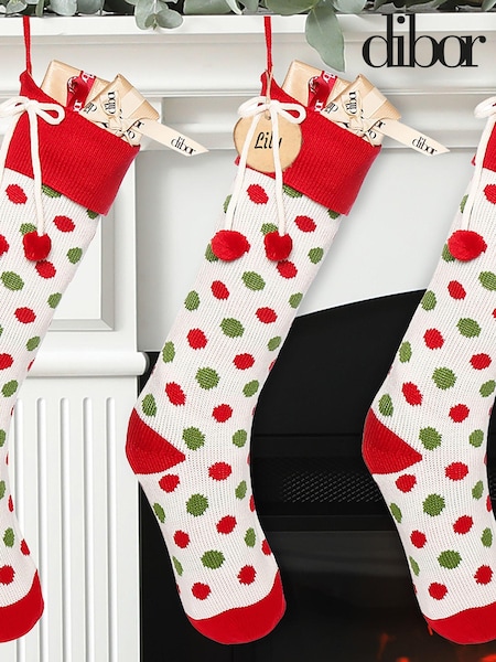 Personalised Christmas Stocking by Dibor (AK2413) | £16
