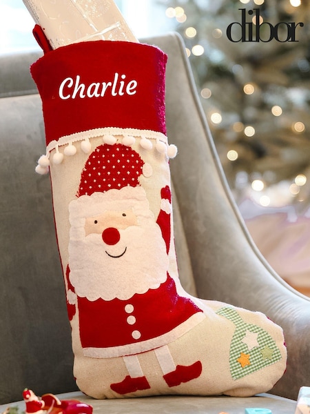 Personalised Christmas Stocking by Dibor (AK2417) | £19