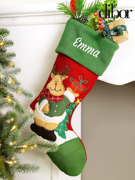 Personalised Christmas Stocking by Dibor (AK2438) | £19
