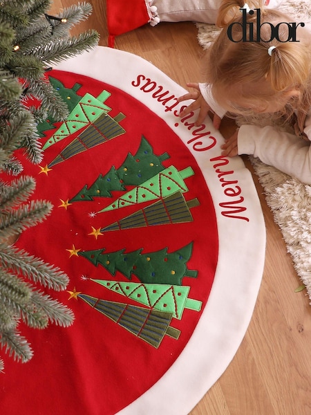 Personalised Christmas Tree Skirt by Dibor (AK2439) | £22