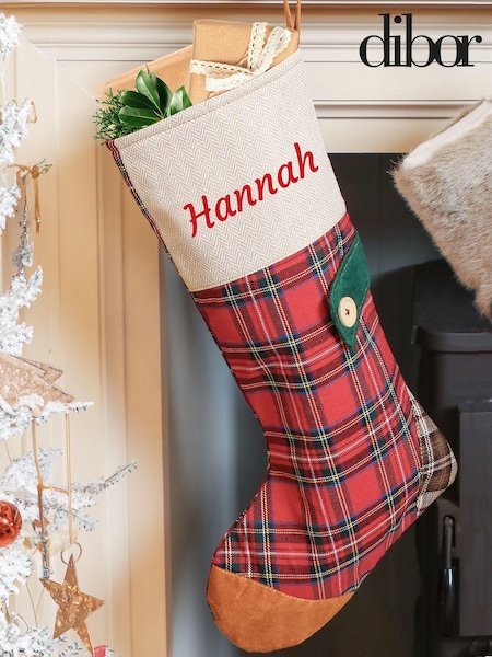 Personalised Christmas Stocking by Dibor (AK2440) | £18