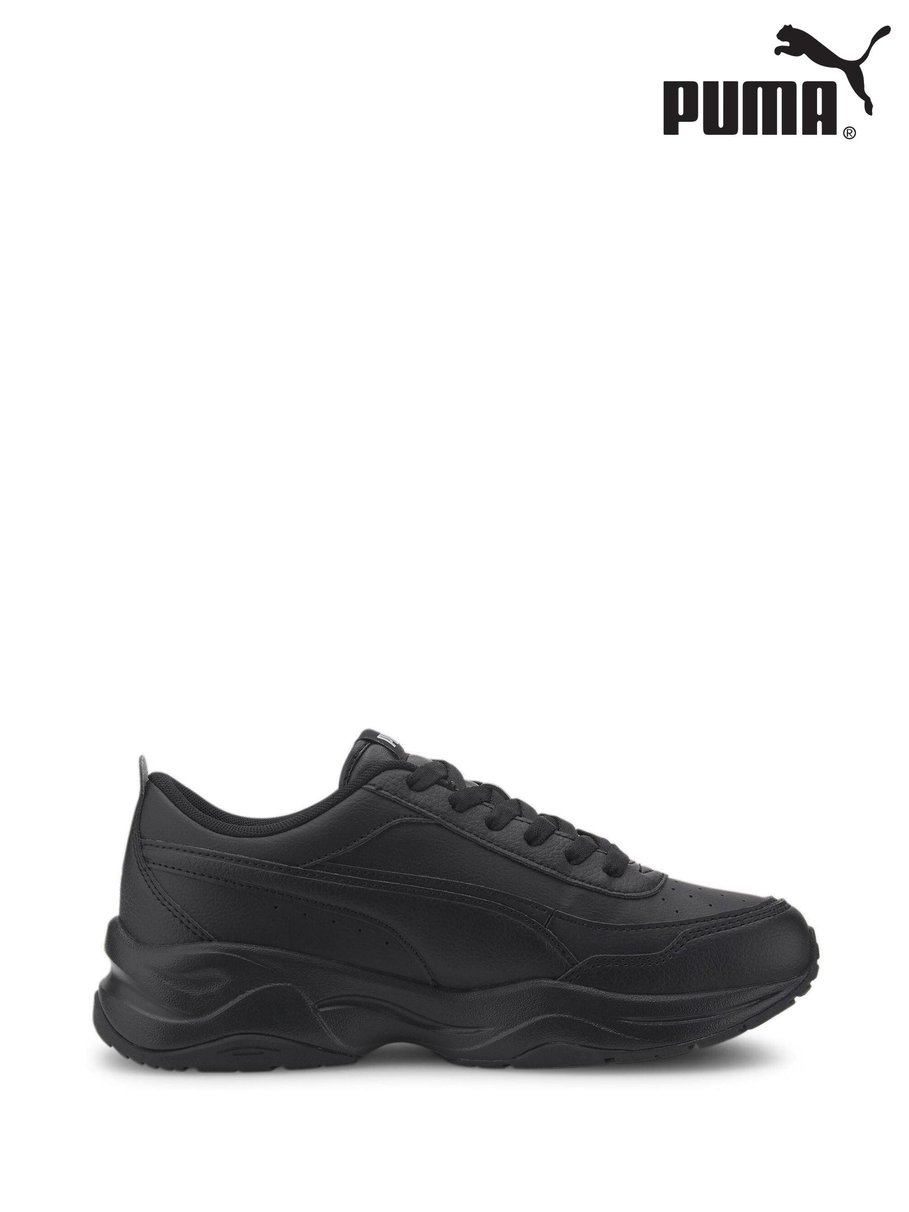 Womens puma trainers black on sale