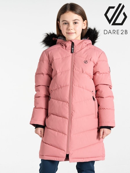 Dare 2b Girls Striking III Hooded Long Line Jacket (AK2510) | £70