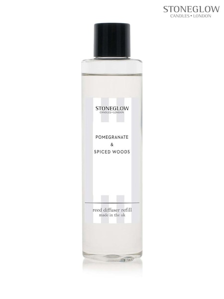 Stoneglow White 210ml Refill Modern Classics Pomegranate and Spiced Woods Diffuser (AK2632) | £23