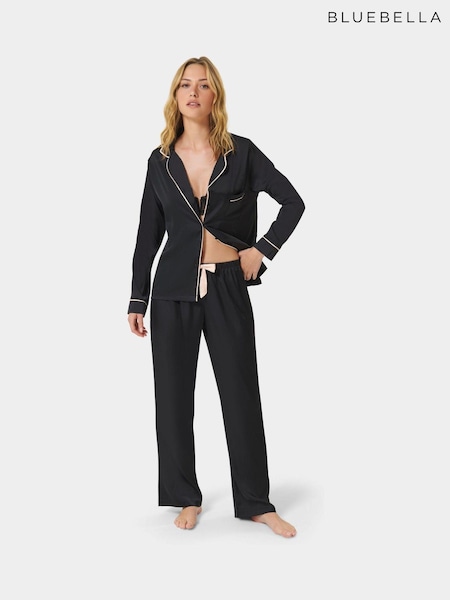 Bluebella Claudia Luxury Satin Long Pyjama Set (AK2825) | £49