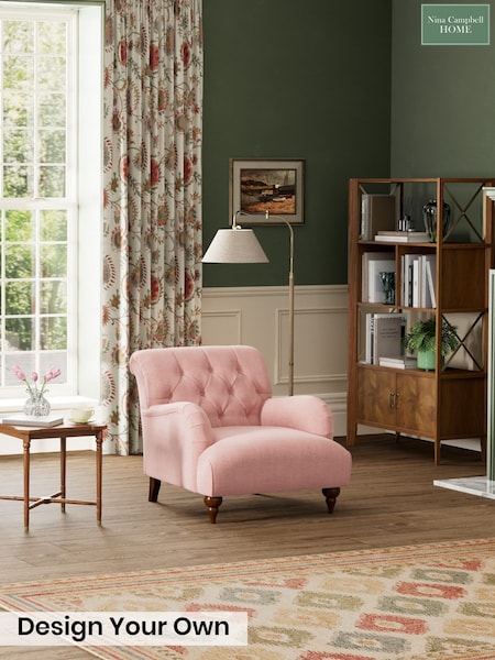 Soren Fine Boucle/Plaster Pink - Milner By Nina Campbell