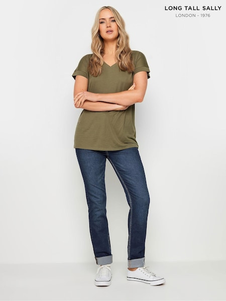 Long Tall Sally Blue Cigarette Jeans (AK3494) | £39