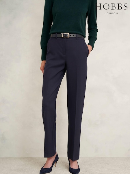 Hobbs Blue Petite Gerrie Trousers (AK3610) | £119